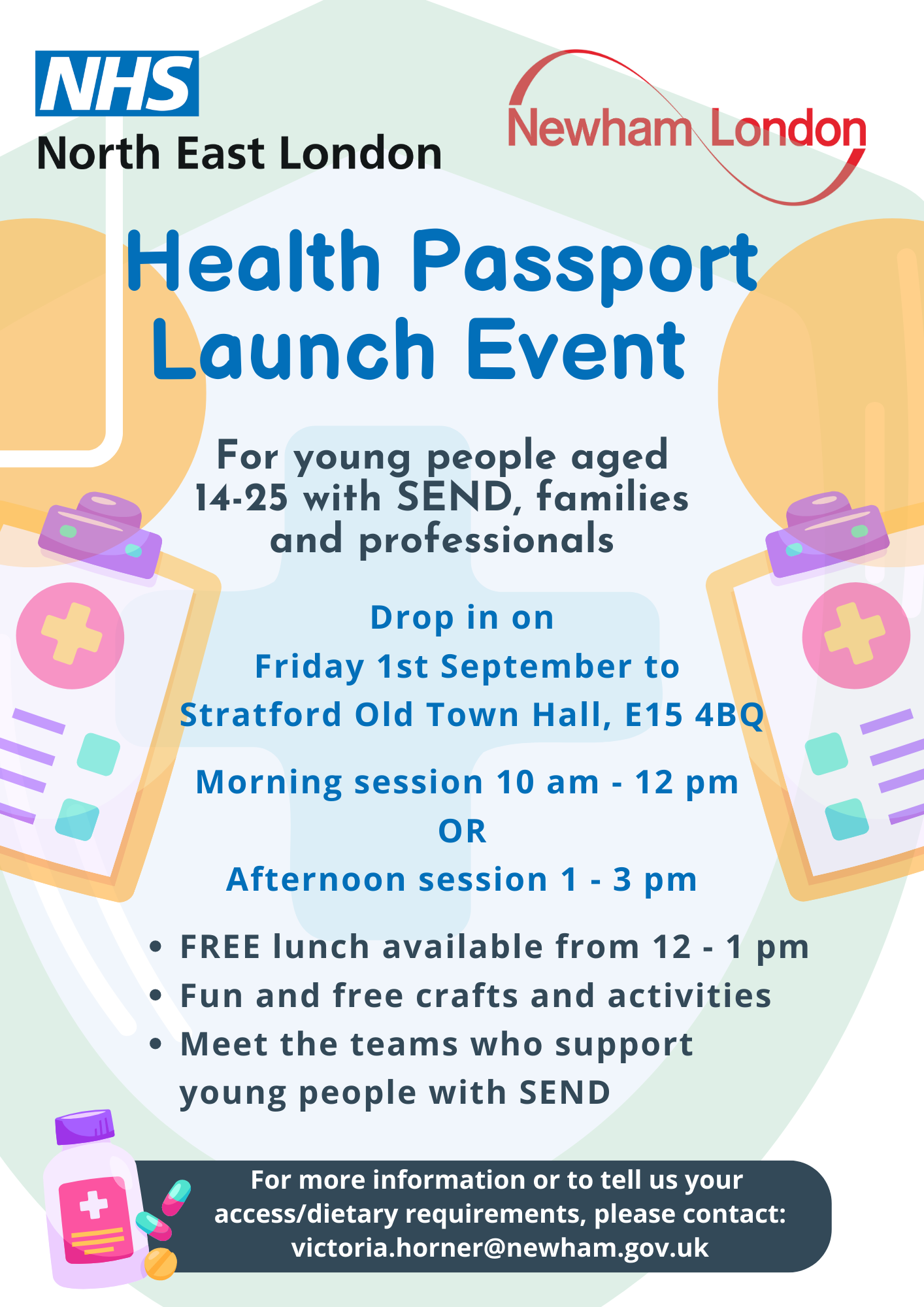 Health Passport Launch flyer