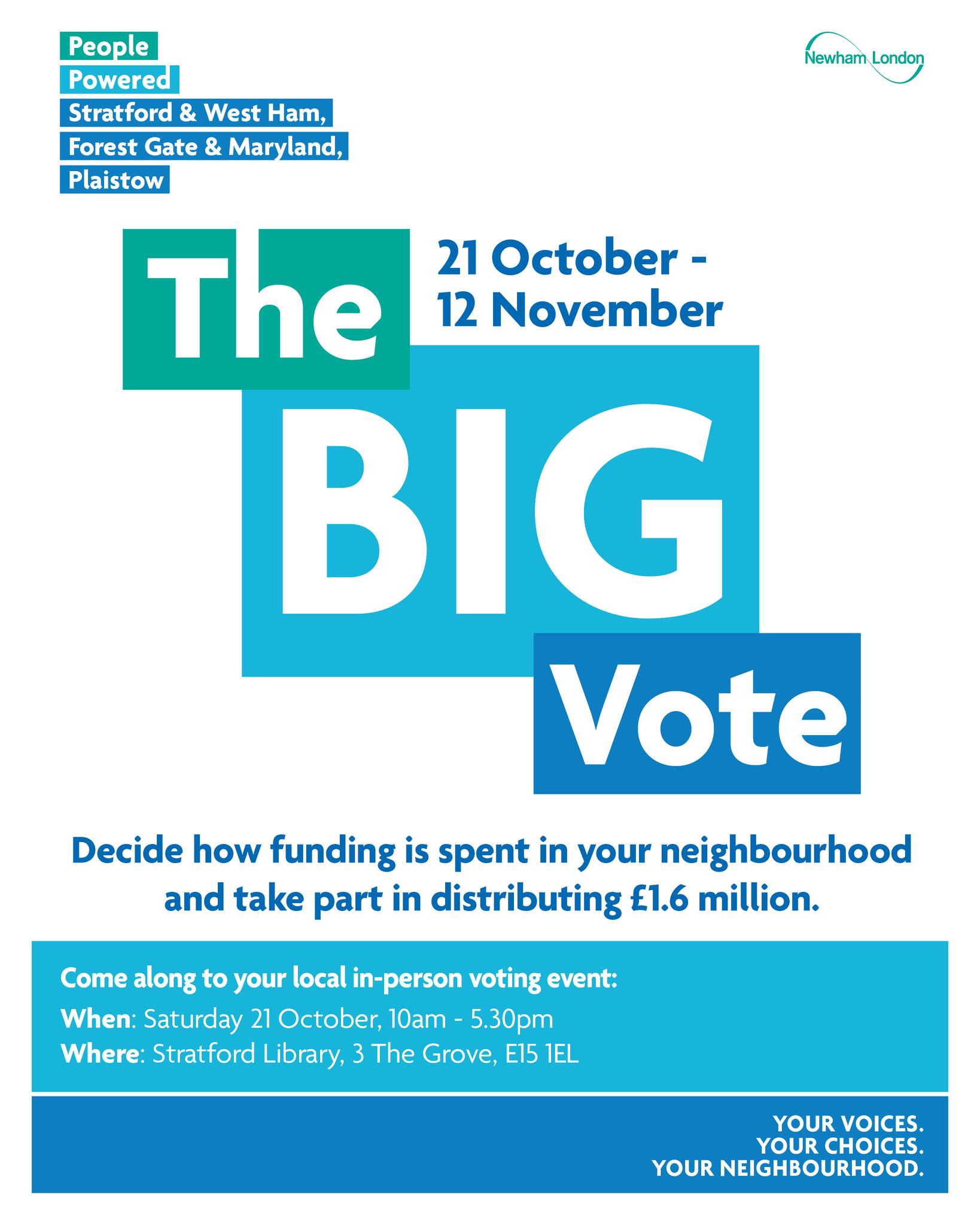 The Big Vote leaflet