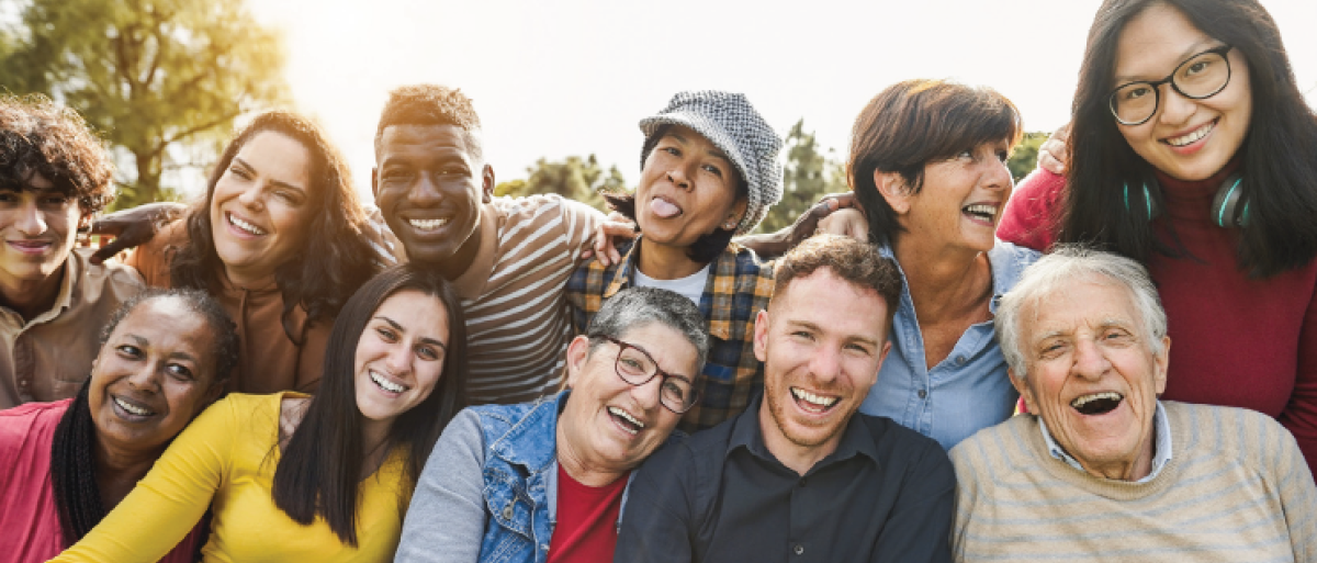 Group of people together