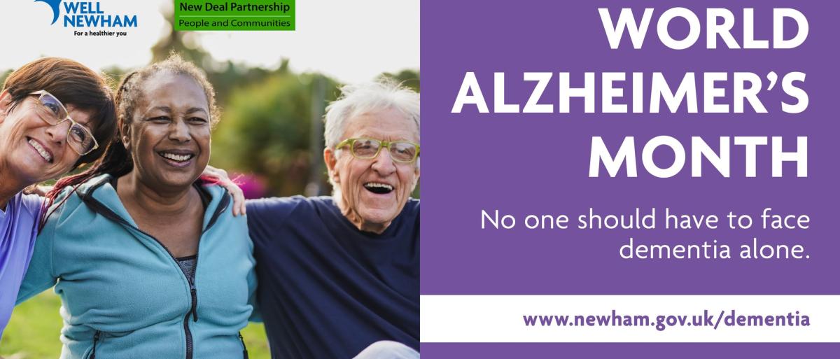 World Alzheimer's month event poster