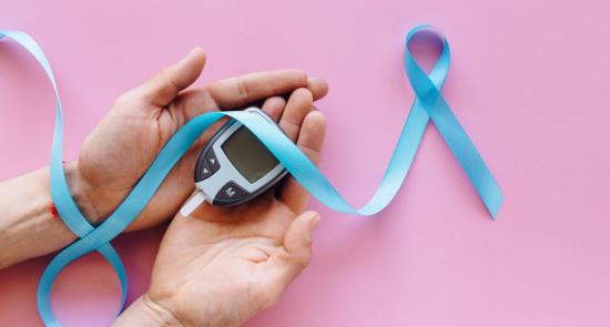 Diabetes monitor and ribbon